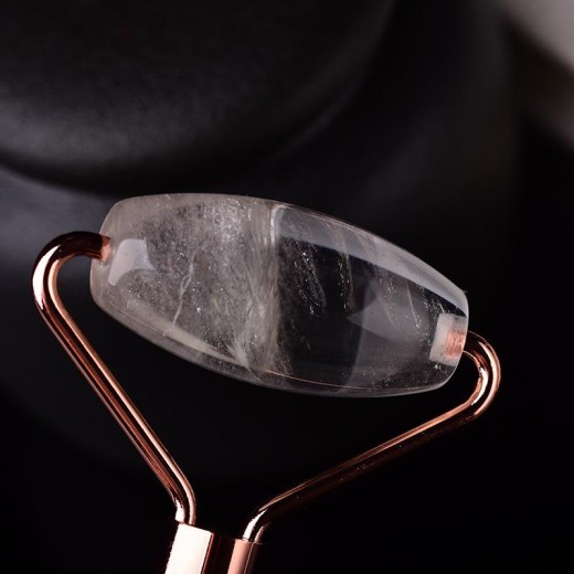 Rodillo de masaje de jade de cristal natural