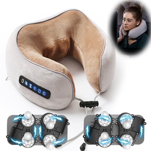 Almohada de masaje cervical en forma de U