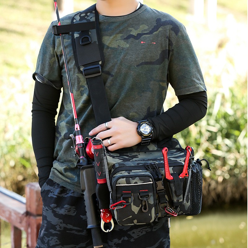 Riñonera multifuncional tipo bandolera para hombre