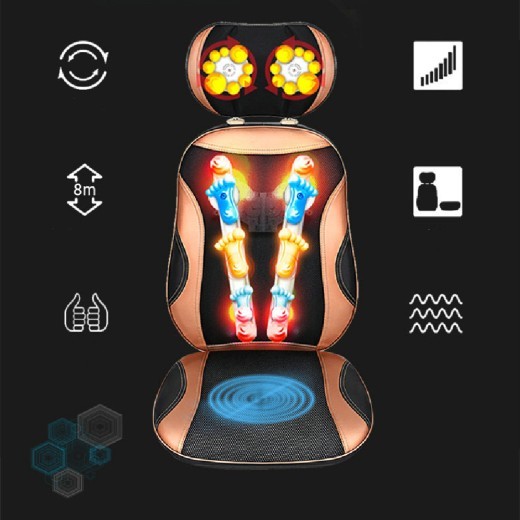 Almohadilla de masaje multifuncional para cintura y espalda
