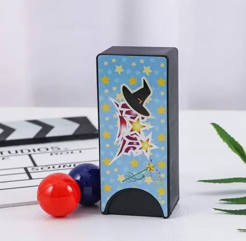 Nuevos y divertidos gadgets, juguetes para niños, caja mágica intercambiable que convierte la bola roja en azul, accesorios, trucos, trucos de magia clásicos.