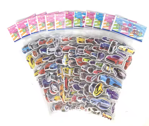 Juego de 12 hojas de pegatinas de pistolas y armas militares para niños, de PVC, para álbumes de recortes, juguetes de bricolaje.