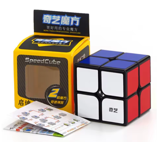 Cubo mágico QiYi QiDi 2x2, cubo de velocidad de 2x2, rompecabezas de bolsillo, juguetes educativos profesionales para niños, regalo