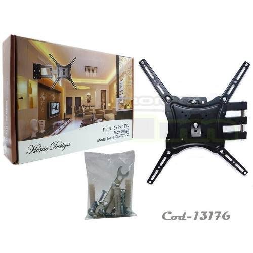 Soporte de TV de pared giratorio de 14" a 55" LED LCD universal