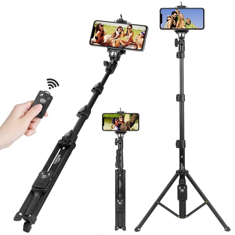 Trípode de vídeo profesional de aleación de aluminio Yunteng VCT-1388 para cámara Canon