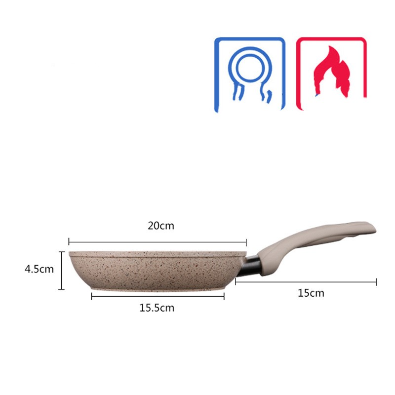 Sartén antiadherente, sartén antiadherente, sartén para tortillas, utensilios de cocina