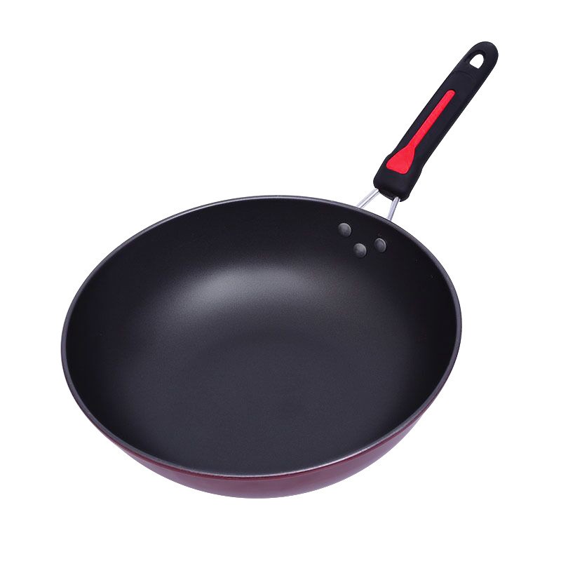 Venta directa de fábrica: juego de utensilios de cocina Hao Li de tres piezas, sartén antiadherente, wok, olla para sopa, sartén, juego de regalo al por mayor.