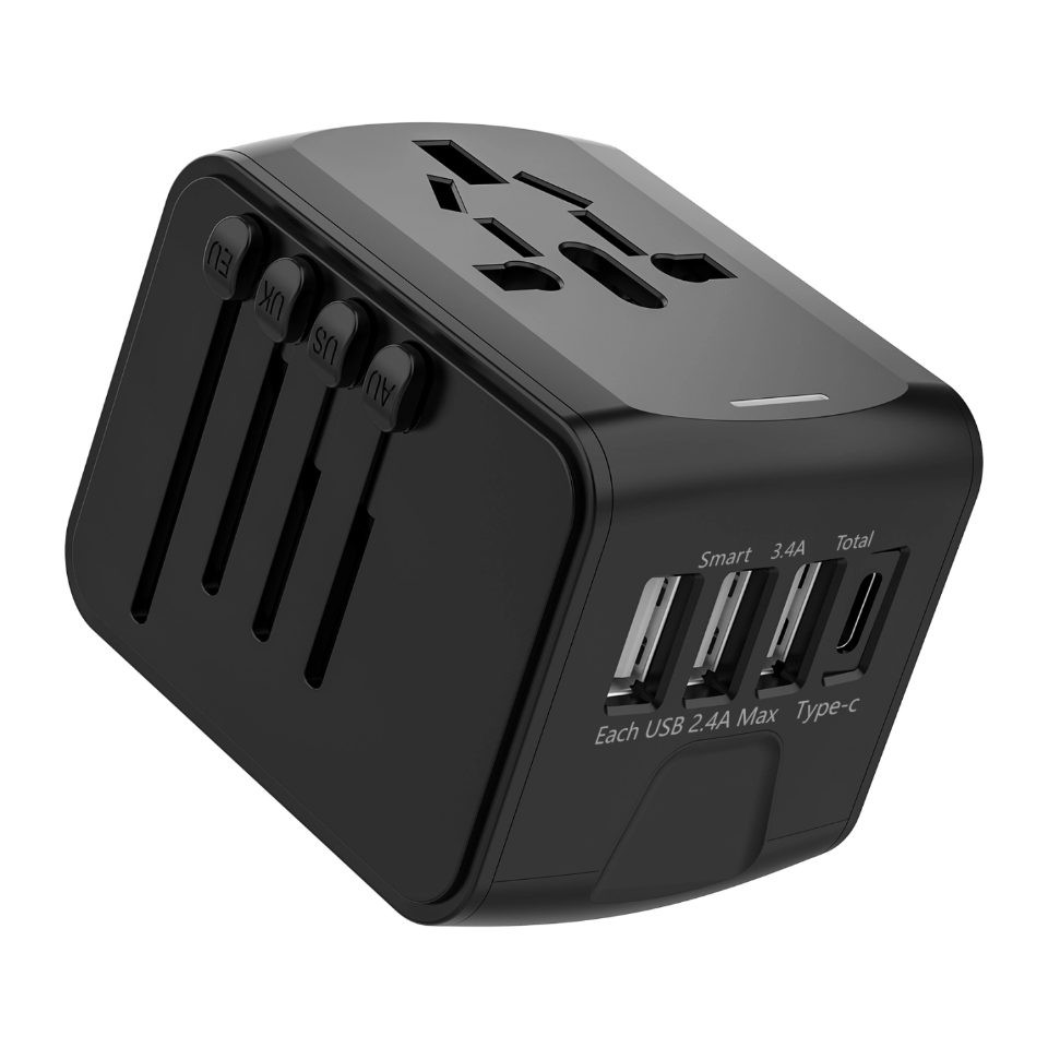 Adaptador de viaje universal (disponible en Nueva Zelanda y entrega al día siguiente)