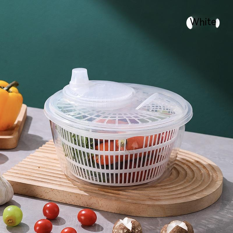 Deshidratador de verduras para ensalada de cocina con manivela