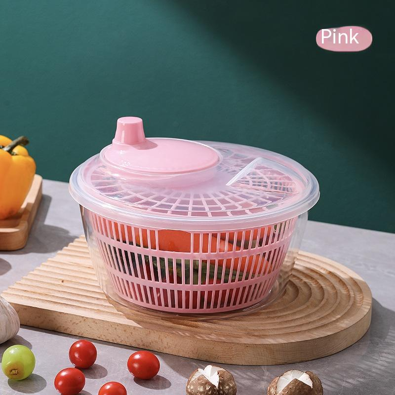 Deshidratador de verduras para ensalada de cocina con manivela
