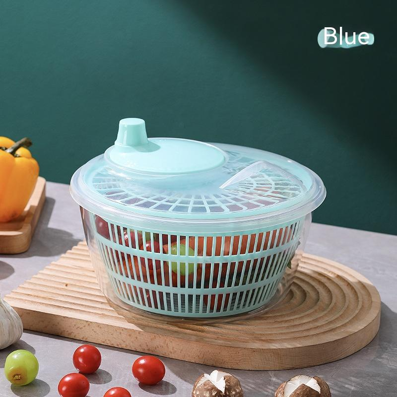 Deshidratador de verduras para ensalada de cocina con manivela