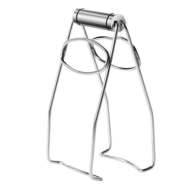 Recogedor de pinzas de cocina de acero inoxidable para el hogar