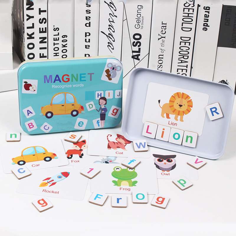 Juguetes educativos para bebés con letras y números magnéticos para niños
