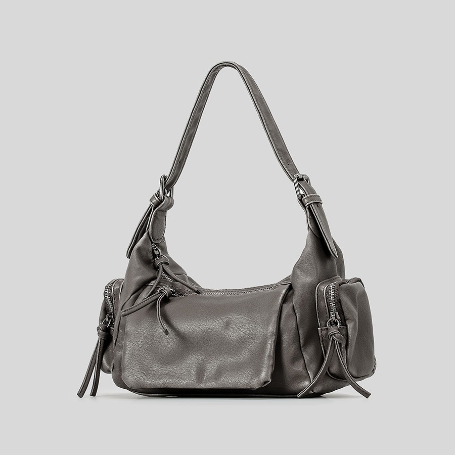 Bolso bandolera punk desgastado Y2g, bolso francés