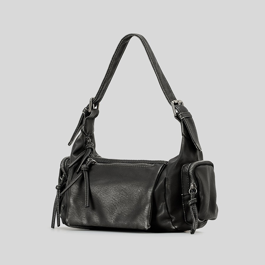 Bolso bandolera punk desgastado Y2g, bolso francés