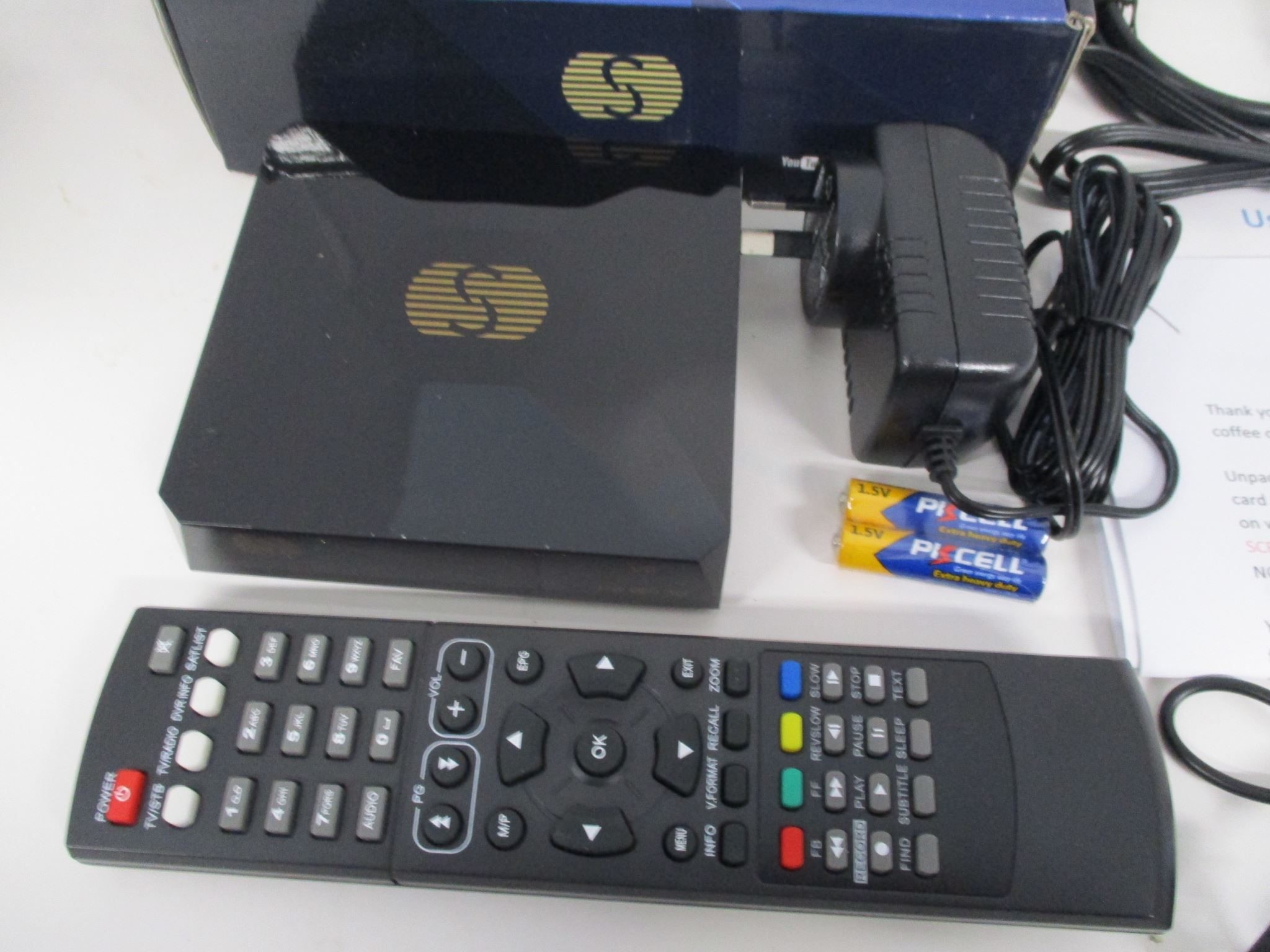 Decodificador de satélite SKY/Free View 12V/240V Openbox Último modelo