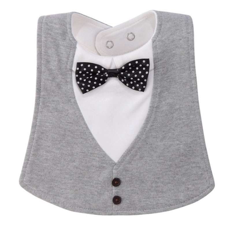 Baberos de caballero, baberos impermeables para bebés, novedosos, paños para eructar, ajustables, accesorios para bebés recién nacidos y niños pequeños