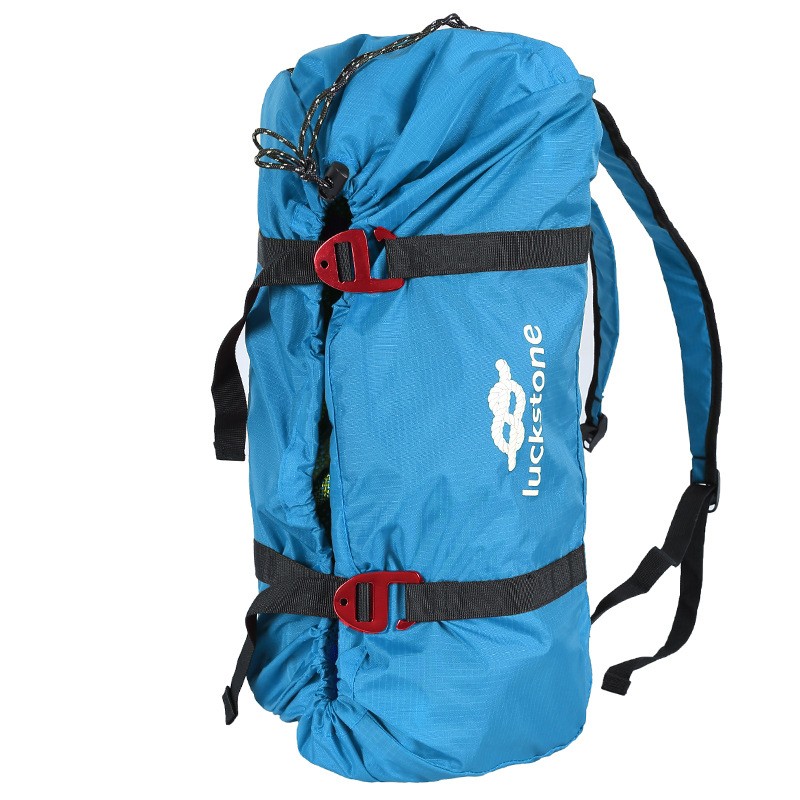 Bolsa de cuerda de doble hombro para escalada en roca al aire libre
