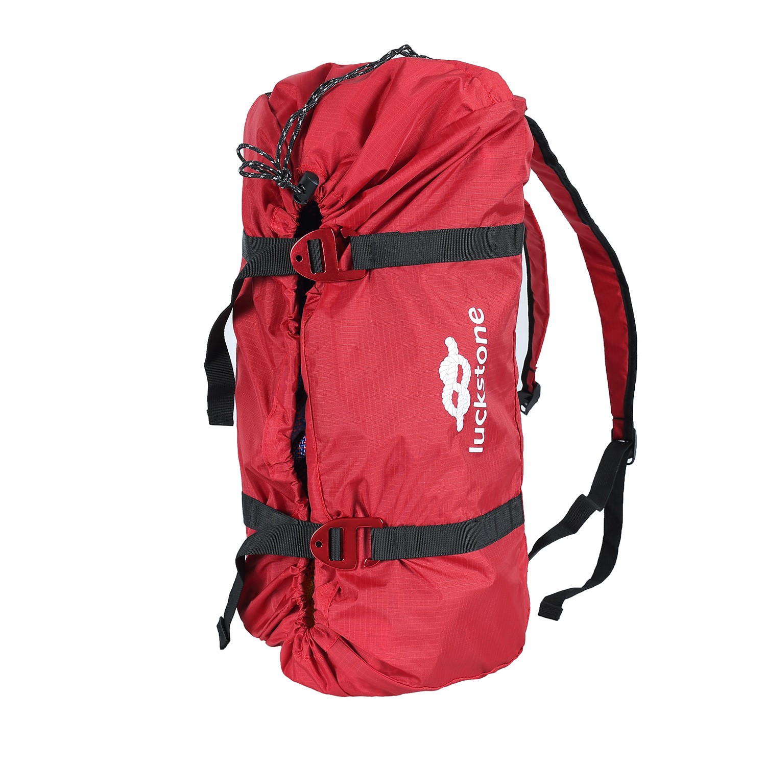 Bolsa de cuerda de doble hombro para escalada en roca al aire libre