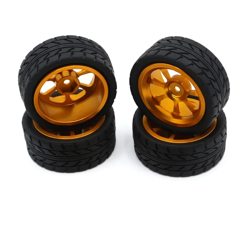 Accesorios para coches de control remoto 124018 124019 144001 Ruedas de metal mejoradas