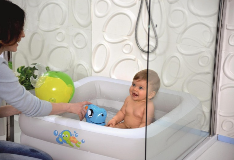Bañera para bebés, piscina, bañera, productos para bebés, bañera infantil de PVC, cuadrada, muy popular.