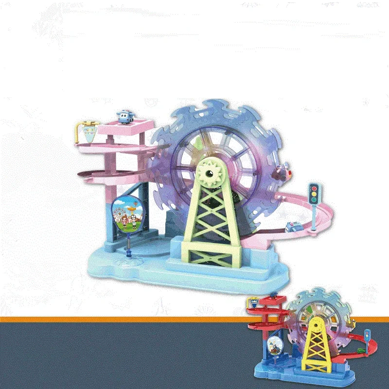 Aventura en vagones de tren en Ferris Wheel Park