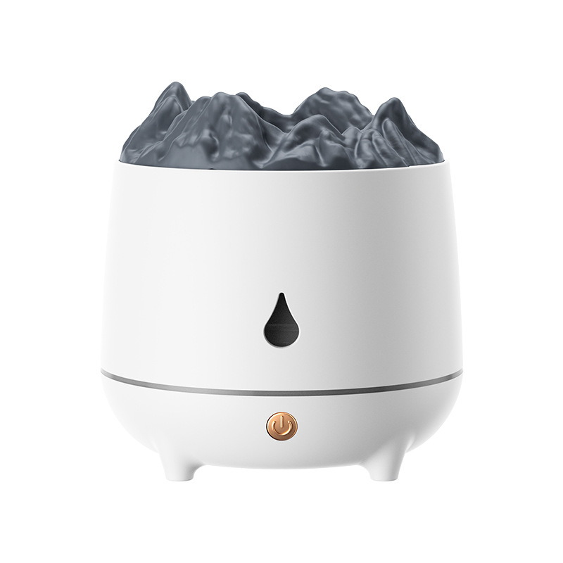Nuevo humidificador Volcán, máquina de aromaterapia Flaming Mountain, difusor Volcán, niebla para el hogar, volumen y creatividad.