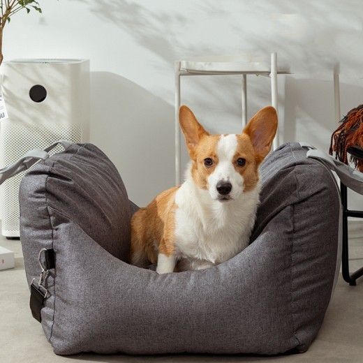 Cojín para asiento de coche para perro y copiloto