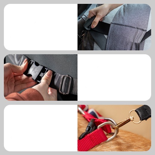Cojín para asiento de coche para perro y copiloto