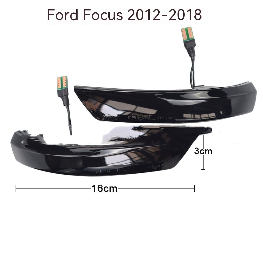 Luz de cascada para espejo retrovisor con un toque de azul