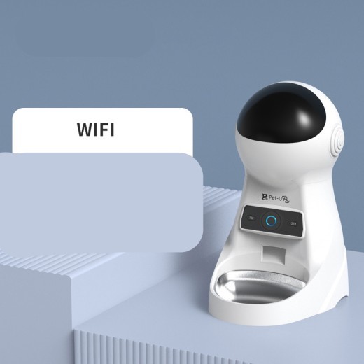 Control remoto temporizado y cuantitativo del comedero automático para mascotas