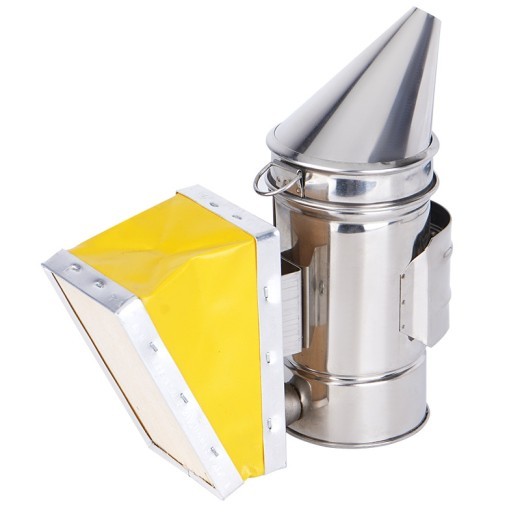 Herramientas de apicultura Ahumador de acero inoxidable Rociador de humo