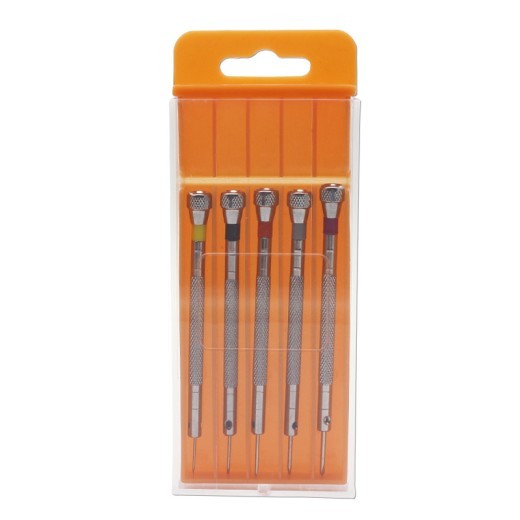 Juego de destornilladores para gafas, 5 herramientas de reparación