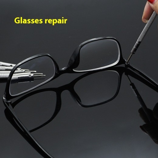 Juego de destornilladores para gafas, 5 herramientas de reparación