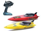 Barco de carreras de radiocontrol de gran tamaño - 74 cm de gran tamaño y alta potencia