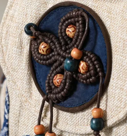 Bolso de lona tejido estilo retro, práctico y de doble uso, con múltiples cremalleras.