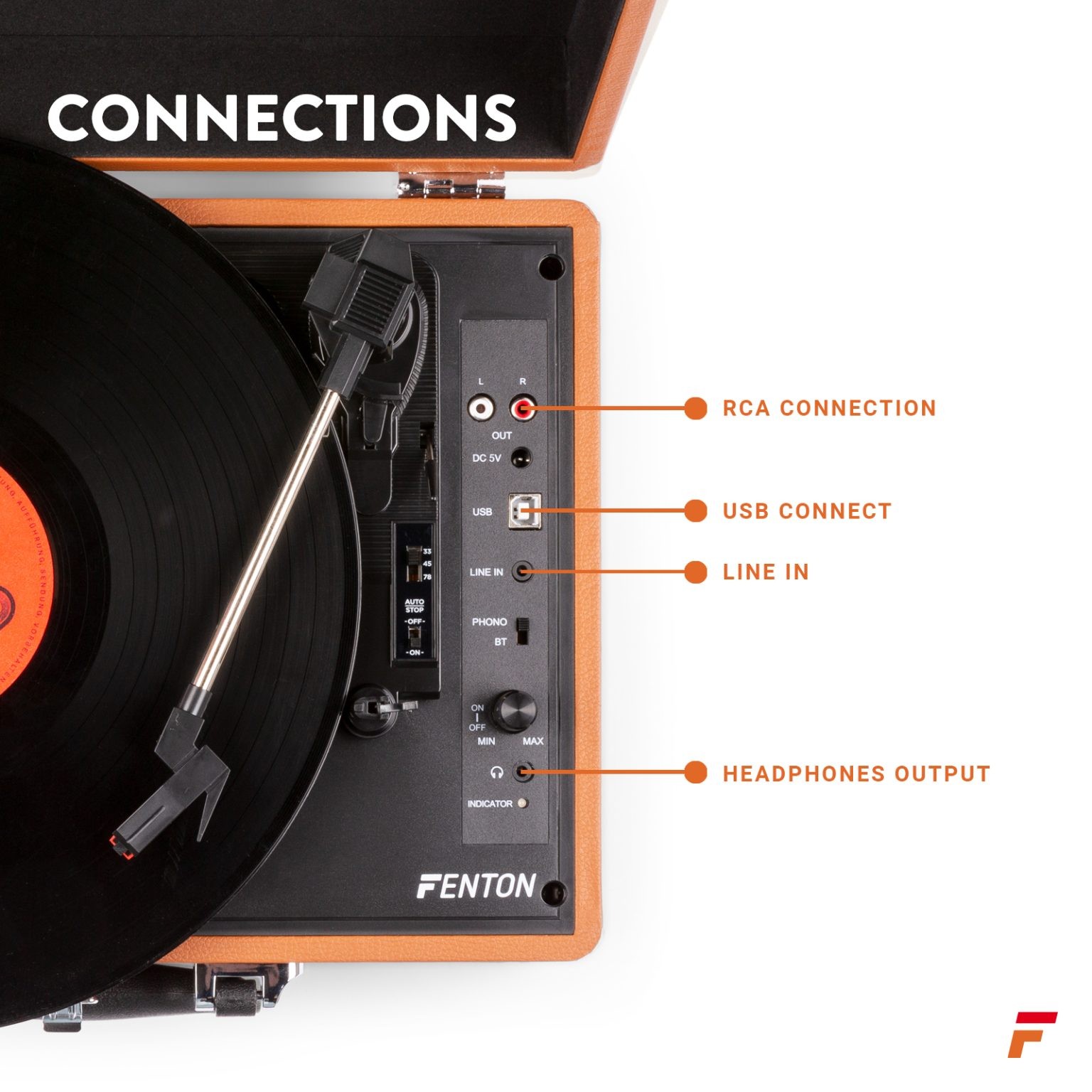 Tocadiscos Bluetooth