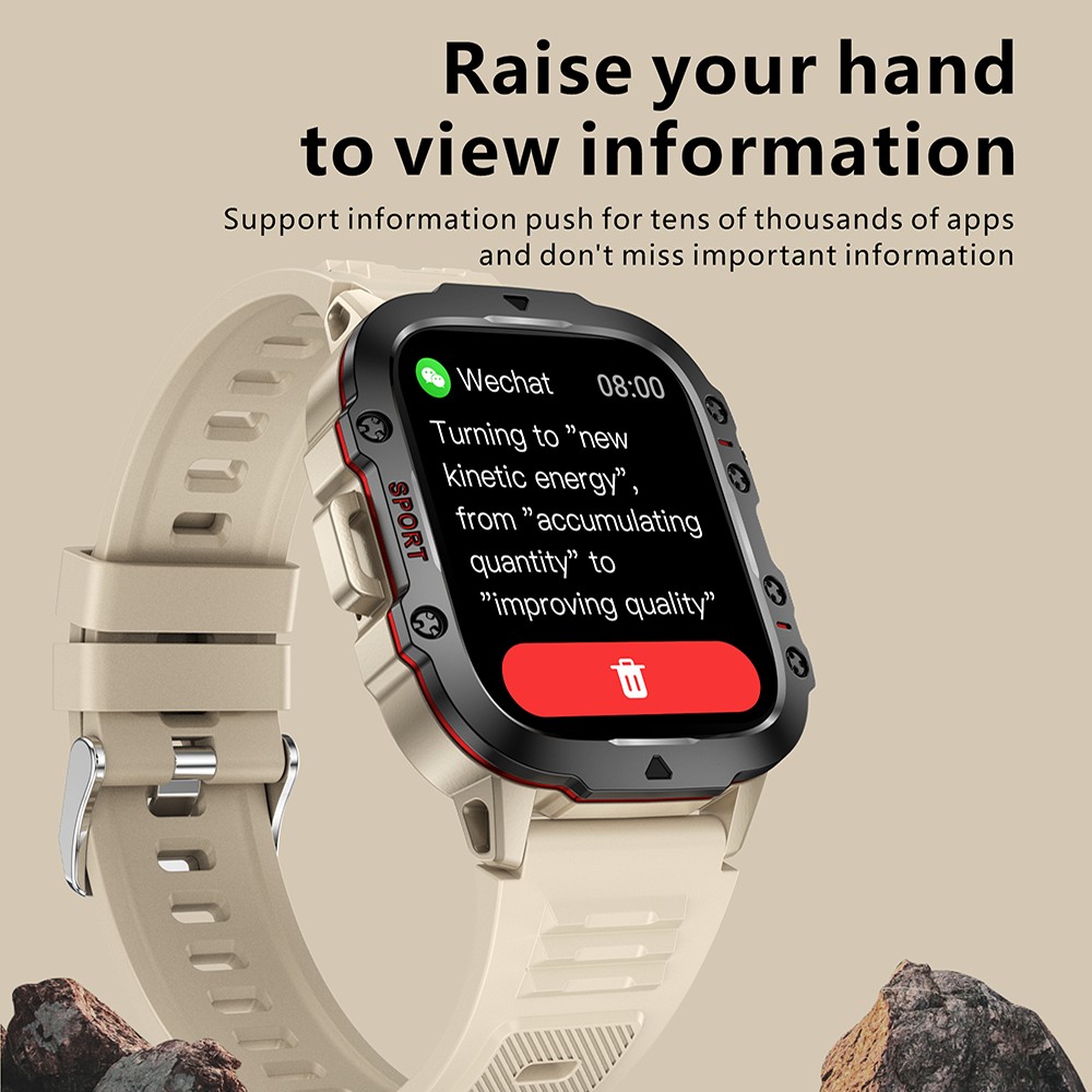 Reloj inteligente original para hombre con Bluetooth, llamadas y fitness