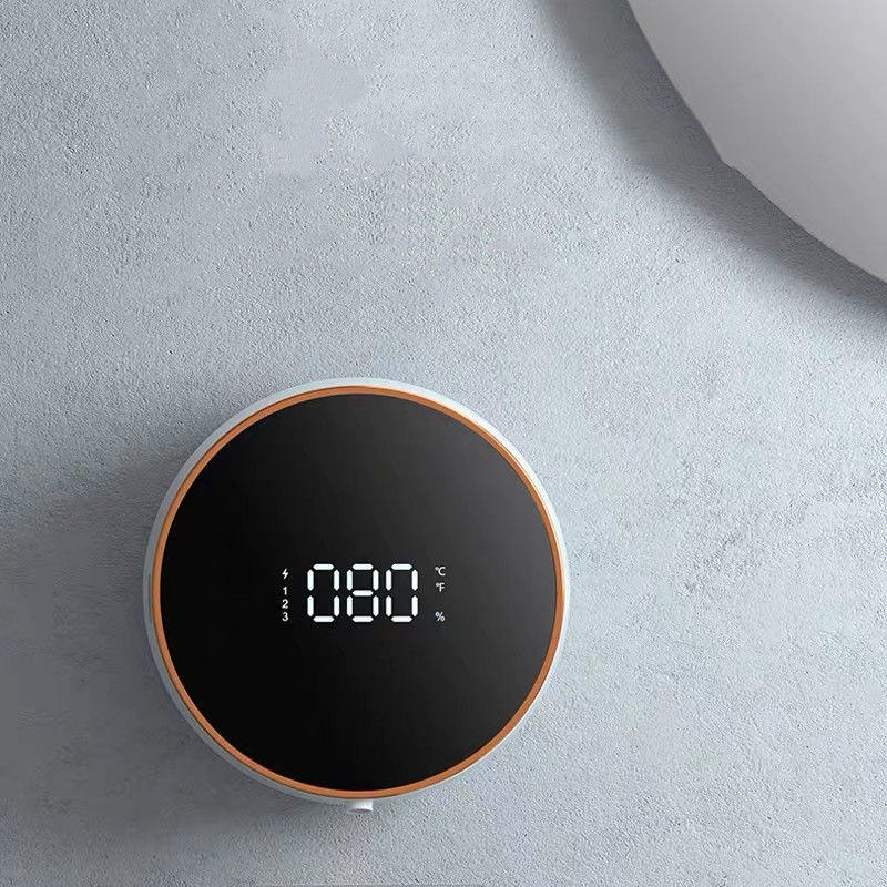 Dispensador de jabón de espuma para lavado de teléfonos móviles, montaje en pared, inducción