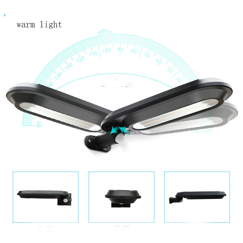 Aplique solar de pared para exteriores con iluminación exterior para patio
