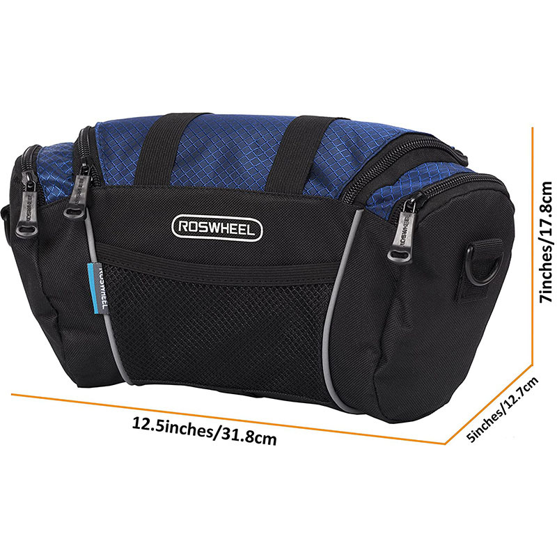 Bolsa para manillar de bicicleta de montaña, bolsa delantera, bolsa para manillar de bicicleta, bolsa delantera
