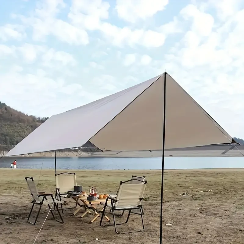 Refugio grande de lona impermeable para acampar de tela Oxford