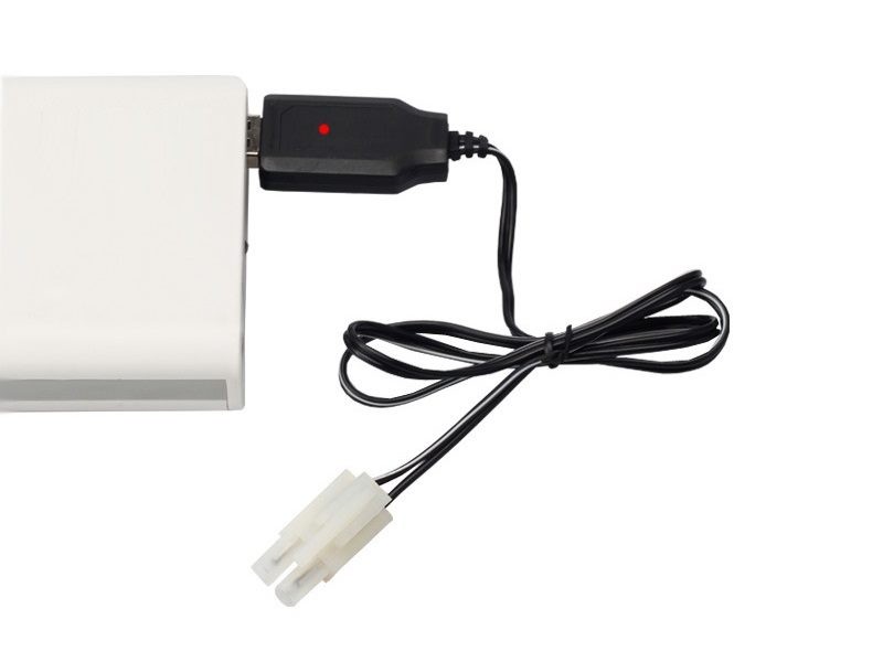Cable de carga USB KET-2P de 9,6 V para coche o barco, color blanco