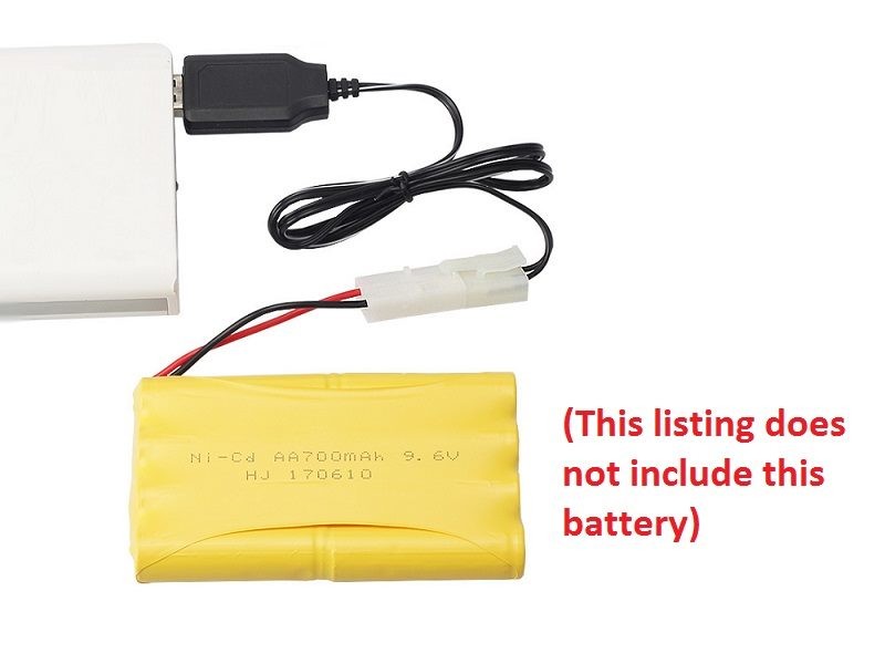 Cable de carga USB KET-2P de 9,6 V para coche o barco, color blanco