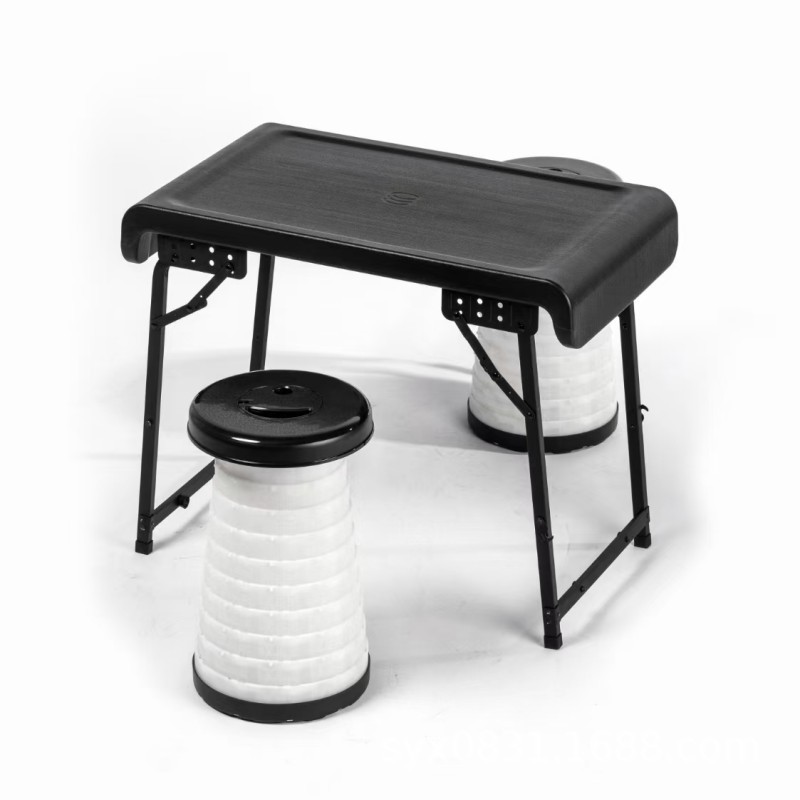 Mesa plegable para exteriores con placa de expansión portátil para viajes