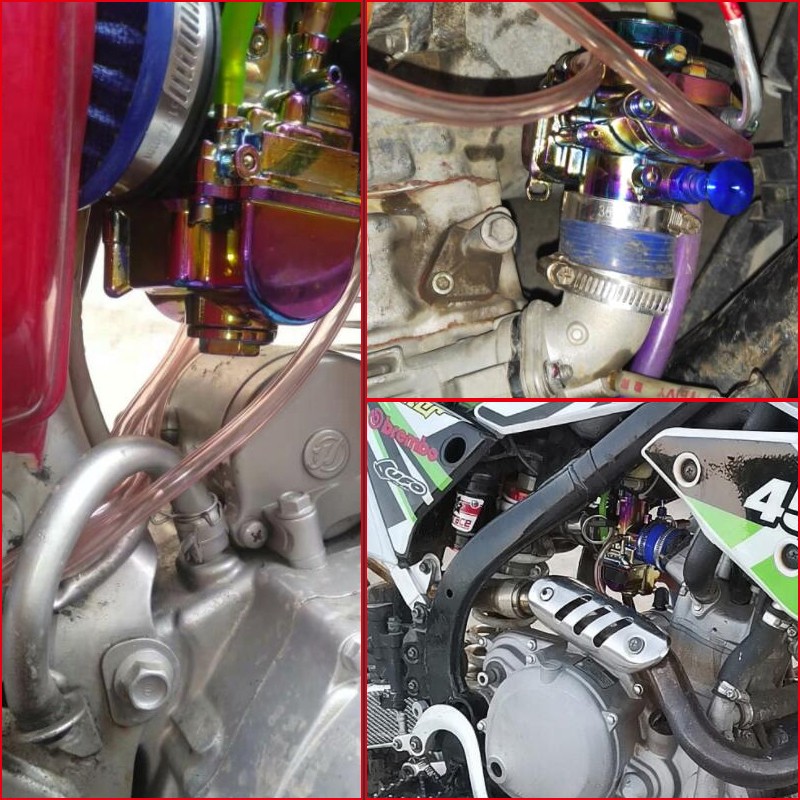 Carburador de motocicleta Keihin PWK 34 Cambio de cuchillas Finibi