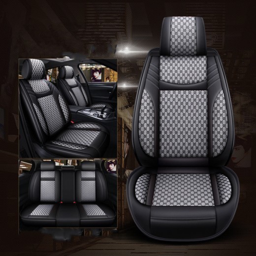 Funda de lino para asiento de coche, universal para cuatro estaciones