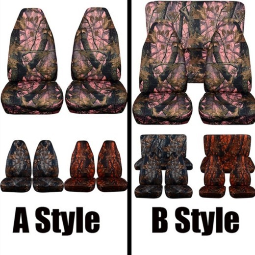 Funda de asiento de coche de camuflaje