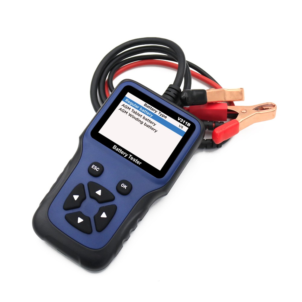 Dispositivo de diagnóstico automotriz para detección de voltaje de batería