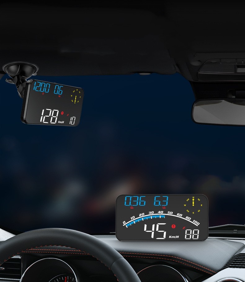 Tacómetro digital de alta definición con alarma universal de sobrevelocidad para automóviles